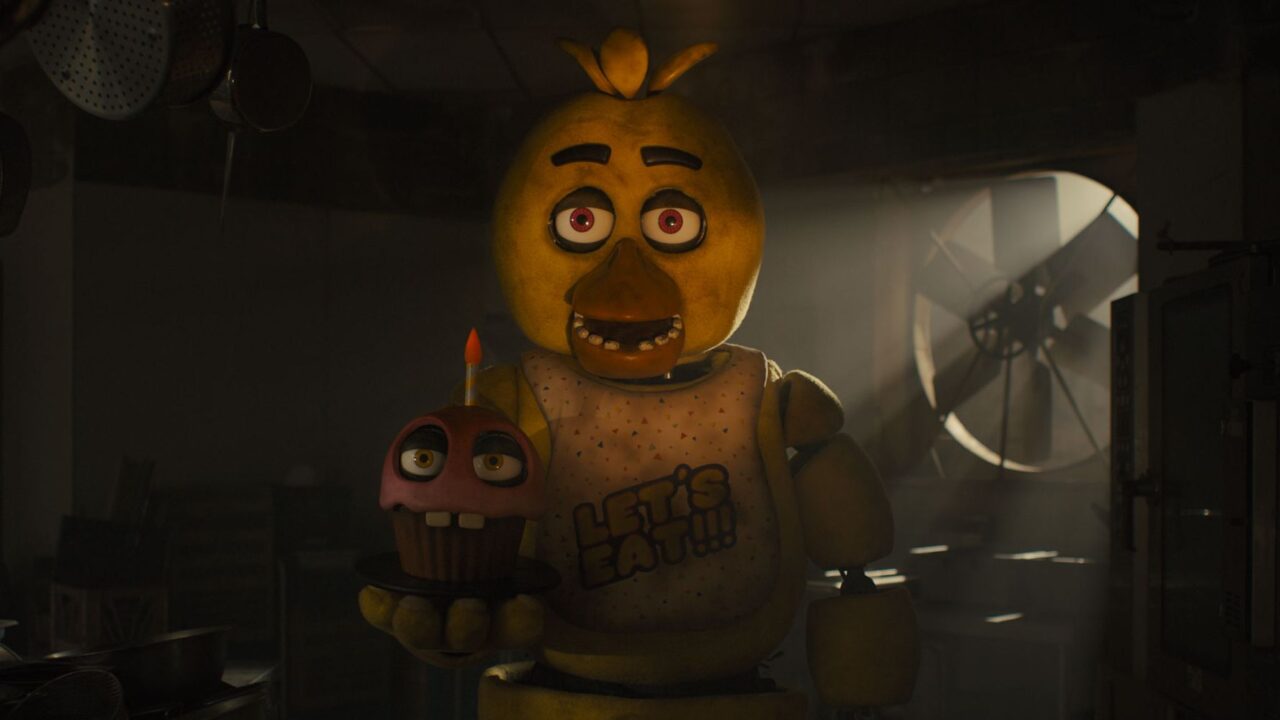 One of the Five Nights at Freddy's puppets got a little too close
