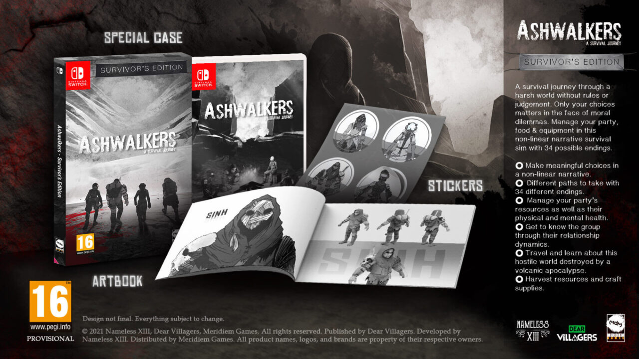 Ashwalkers Survivor's Edition goodies