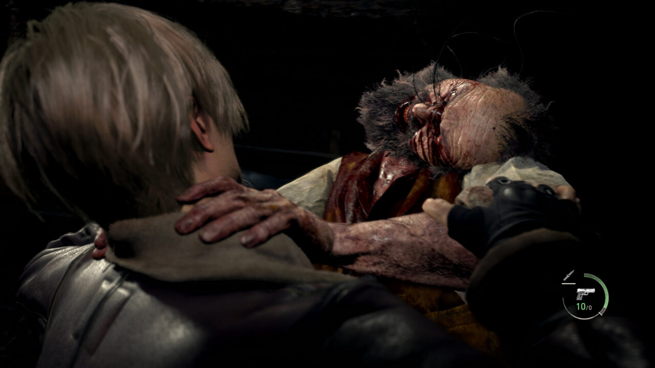 Resident Evil 4 Remake Grabbed