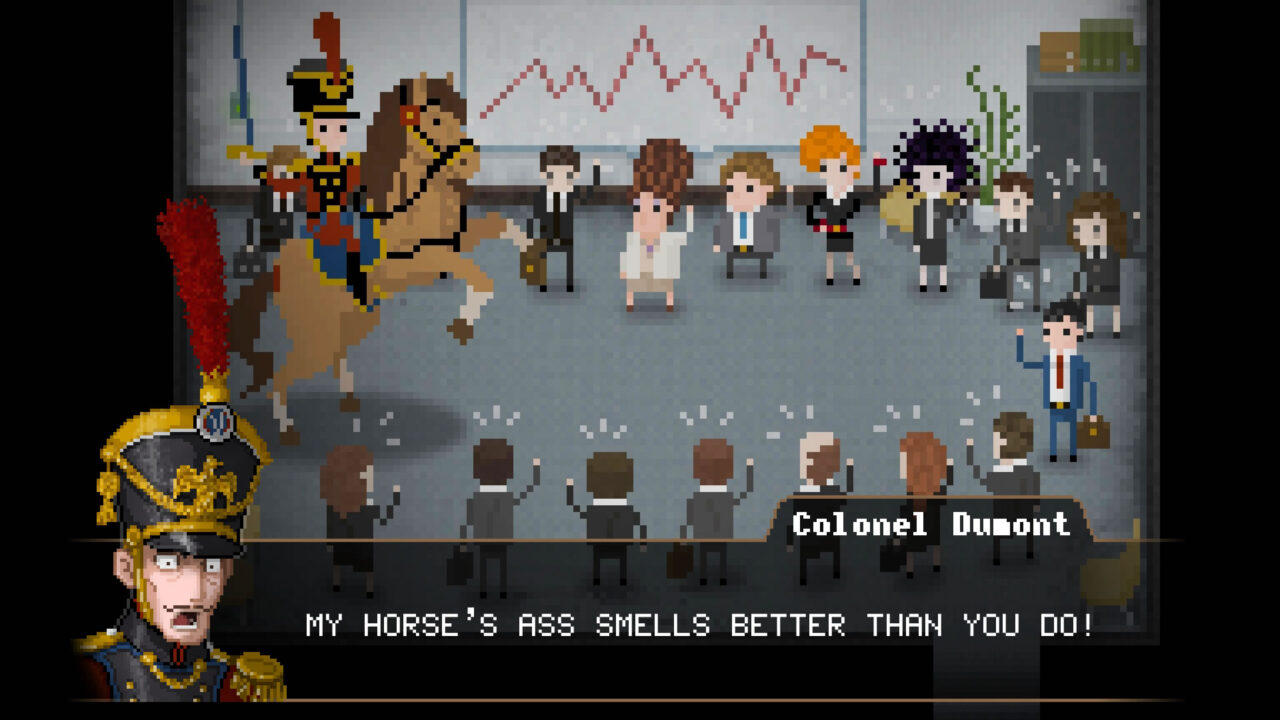 Yuppie Psycho horse